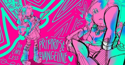 full body sketch color