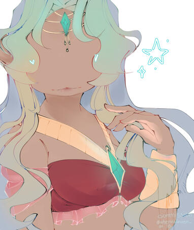bust lineart color (repeat)